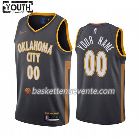 Maillot Basket Oklahoma City Thunder Personnalisé 2019-20 Nike City Edition Swingman - Enfant